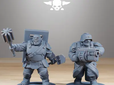 GrimGuard Mutants  3D print model