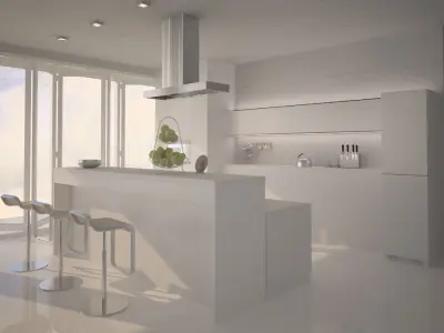 Minimalist House 3D model