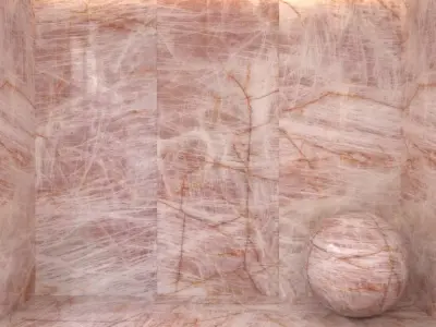 Pink lady lumix marble 3D model