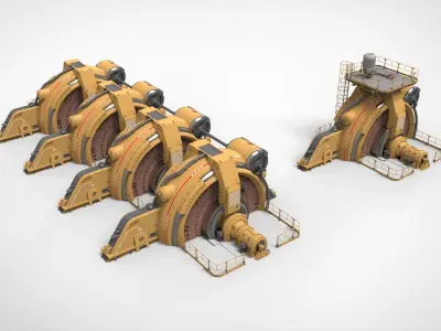 sci fi generator 1 3D model