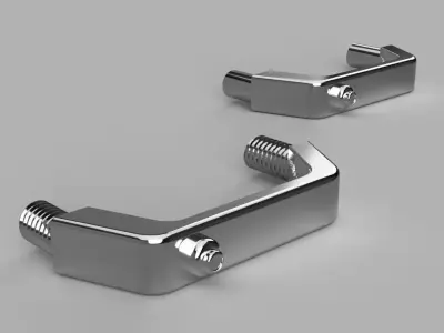 Door handle 1-10 RC accessory 3D print model