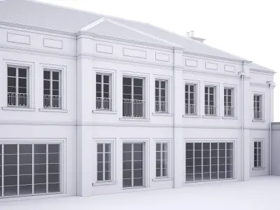 British House Alderton Hill 3D model