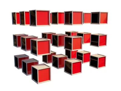 3D Animated Color Box  3D model