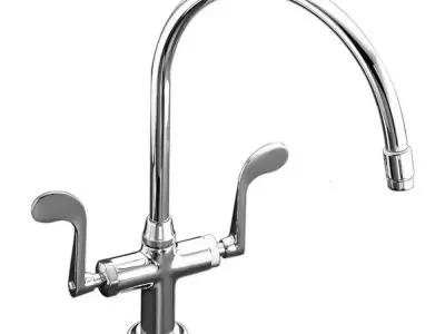Kohler Sink Faucet with wristable Handles 3D model