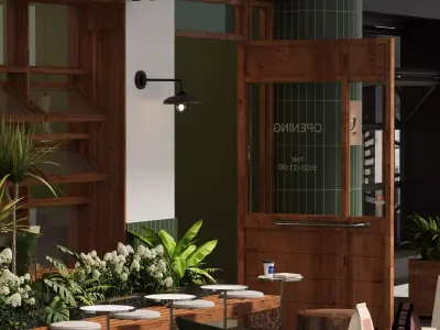 coffee shop 3D model