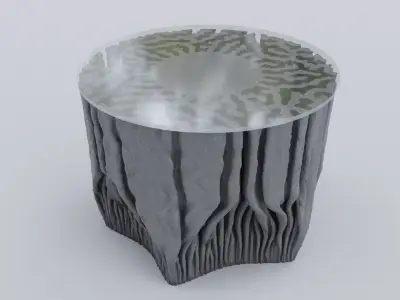 Differential Coffee Table 3D model