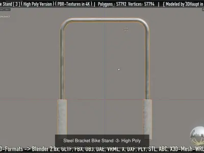 All Bicycle Stands 3D Model Pack