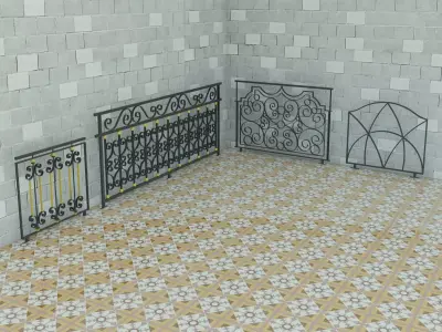 Railing Art Max 2011 3D model