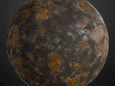 Rust Extreme Metal Painted PBR Seamless Texture