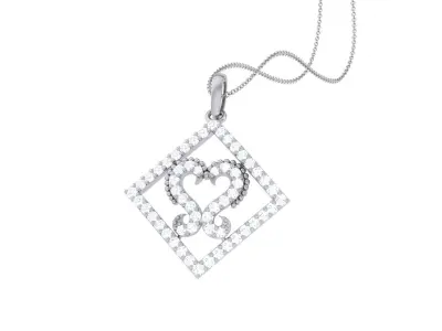 Diamond Pendant 3D print model