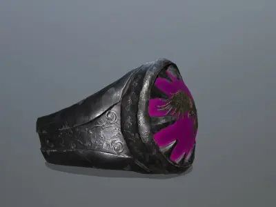 Power Ring Low-poly 3D model