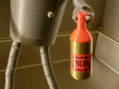 Bender Action Figure  Futurama 3D print model