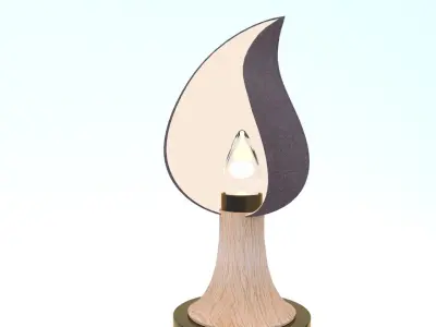 Futuristic Lamp 3D model