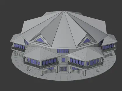 Multi-Family Cottage 3D model