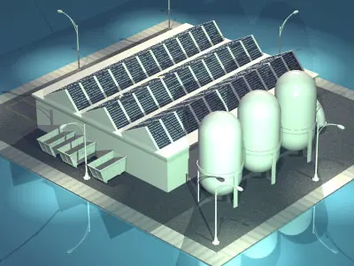 Stilizedcity-recycling center 3D model