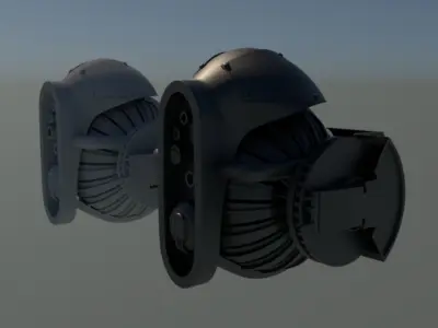 Sci Fic Patrol Robot 3D model