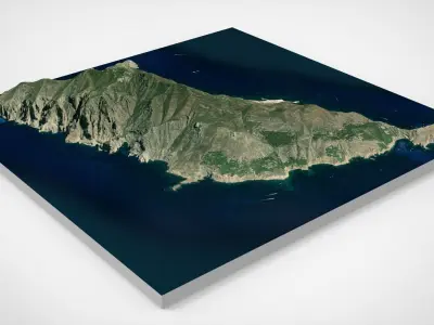Island Marettimo Sicily 3D model