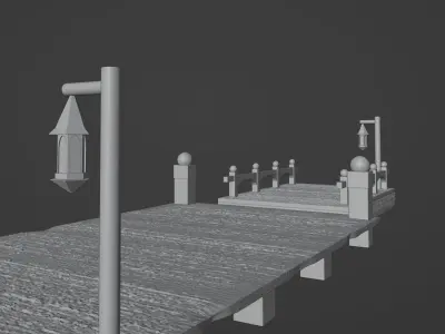 Bucklebury ferry - LotR 3D print model