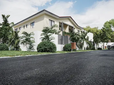 Dean House Exterior Facade Low-poly 3D model