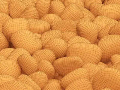 Pebble color part three 3D model