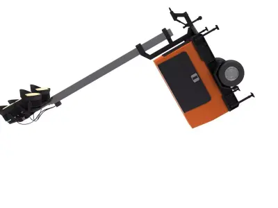 Mobile stadium Light Tower 3D model