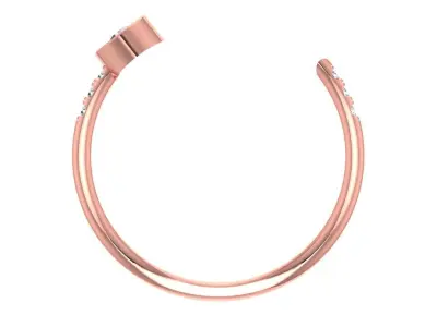 Women Light Weight Band Ring 3D print model 22