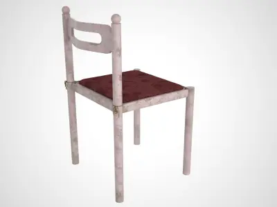Ruined Chair 3D model