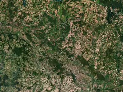 Germany Terrain 3D Map 3D model