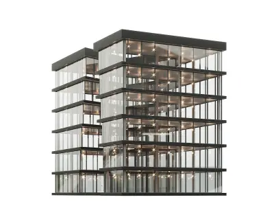 Office house building 7 3D model