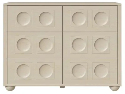 Japandi dresser 3D model