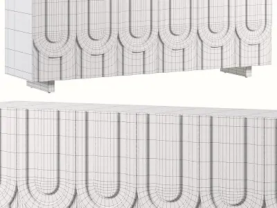 Rivka Media Console  3D model