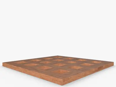 Stand for hot Nordbi 18x18 Low-poly 3D model