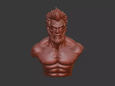 Akuma Bust  3D Model STL Printable 3D print model buy