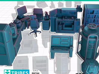 Spaceship Lab 3D print model