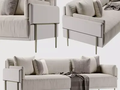 Sofa zero Z173 3D model