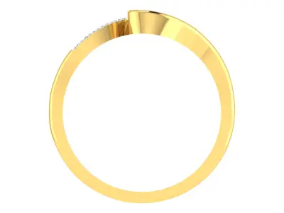 Women Ring Render 3dm STL OBJ FBX Details 3D print model 2