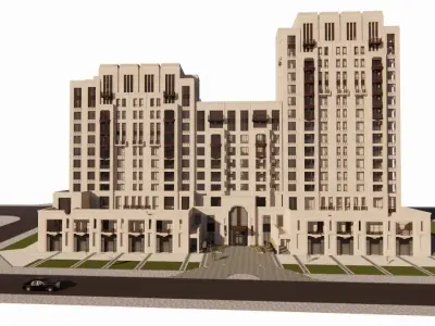 residential complex-Apartment 3D model