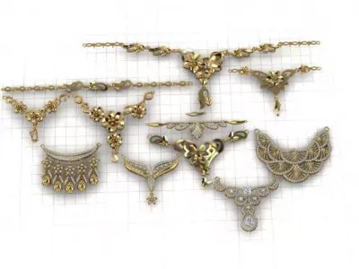 Unique 3D Women Pendant Elegance and Personal Style v2 3D print model