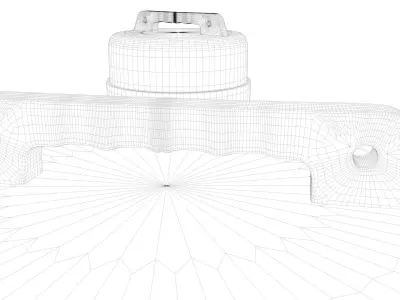 Quality Construction Barrel Low-poly 3D model