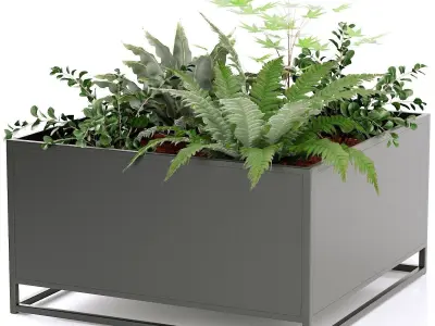 Garden bed square Consuela La Redoute 3D model