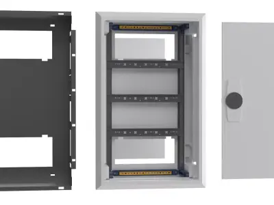 Recessed Electrical Distribution Enclosure 3D model