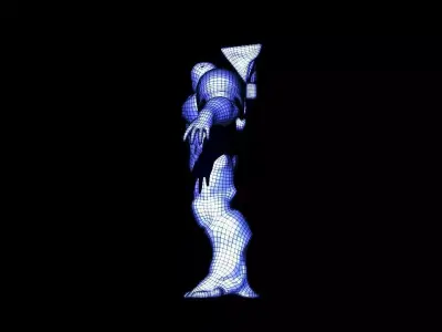 mech robot  Low-poly 3D model