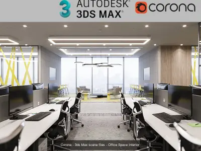 3ds Max Scenes files with Corona Setup 3D Model Pack