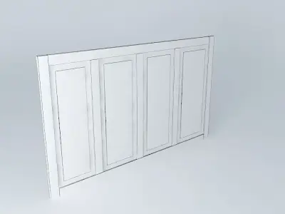 DP4 panel Free 3D model