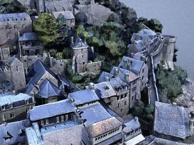 Mount Saint-Michel 3D model