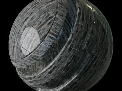 Black Marble tile PBR texture Texture