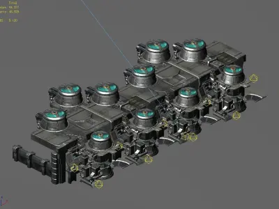 Machinery - Dismantling Plant 01 3D model