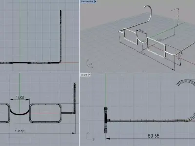 glasses 3D print model