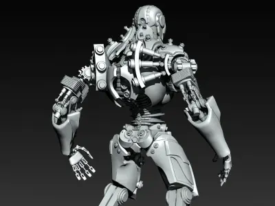 Zbrush Robot 3D model