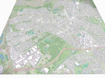 Cityscape Eindhoven Netherlands 3D model